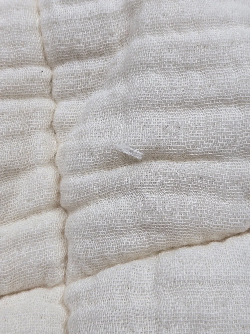QUINCE Organic Cotton Gauze Box Quilt Set King/Cal King Undyed 9783
